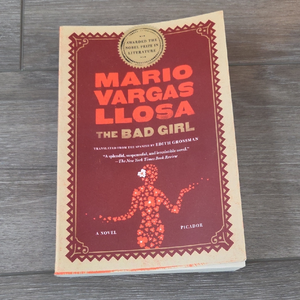 Mario Vargas Llosa 'The Bad Girl' Novel Paperback Book
